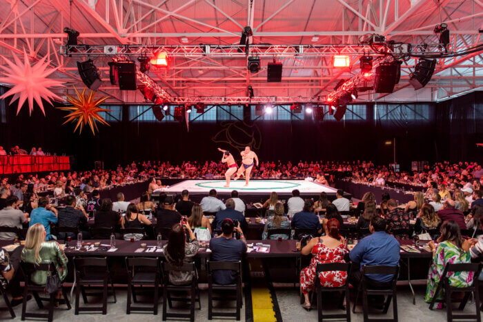 Watch fellow New Yorkers duke it out with a real-life sumo at this upcoming pop-up event 2