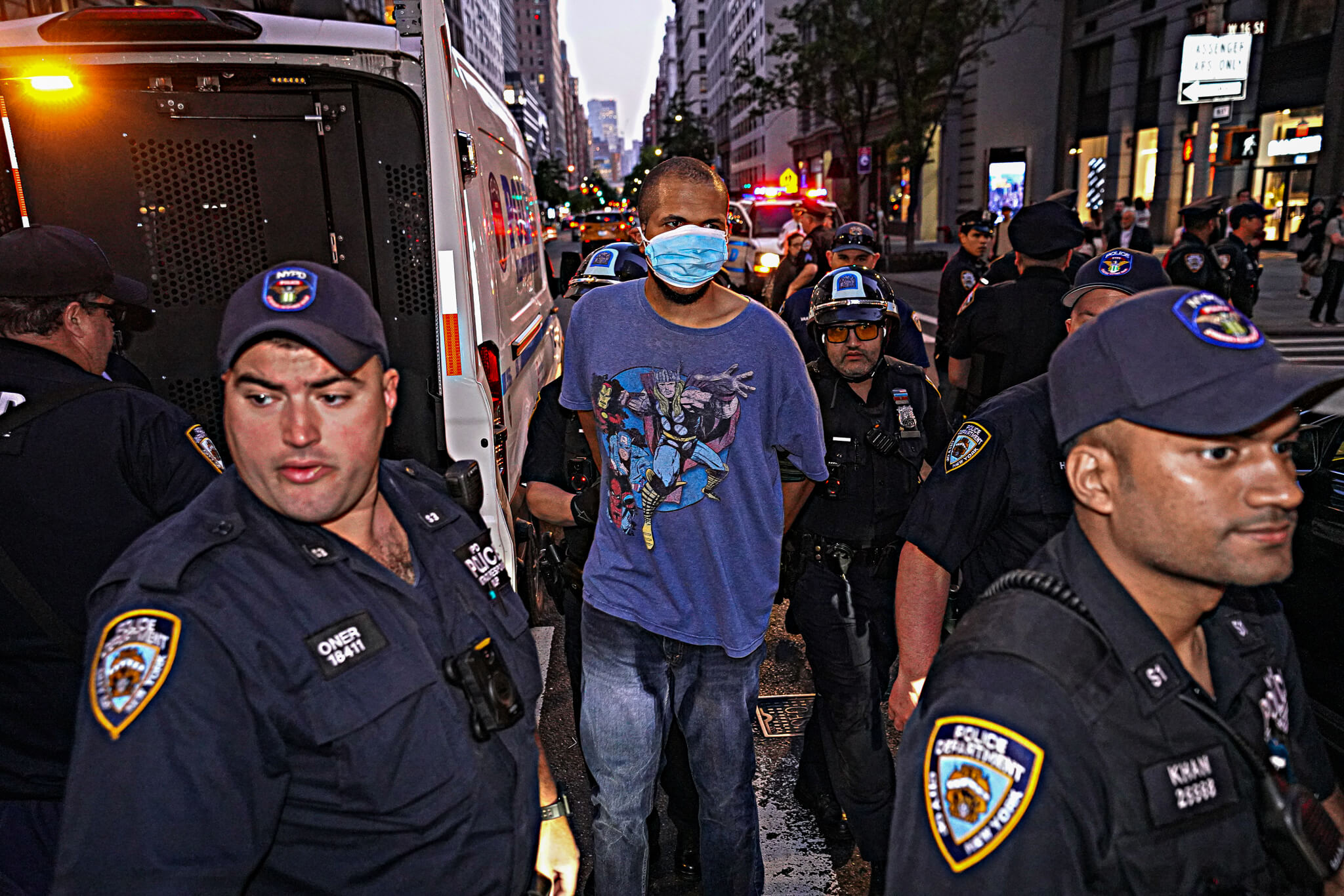 NYC protesters claim cops are moving more quickly, and aggressively, in squashing recent demonstrations 3