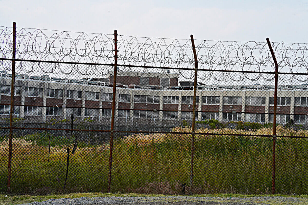 A jail on Rikers Island.