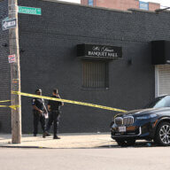 Police officers at scene of deadly Brooklyn shooting