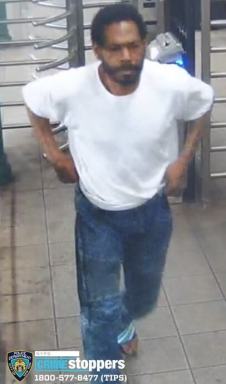 The NYPD is looking for this man who allegedly groped two women in Manhattan subway stations over the past six months (NYPD)