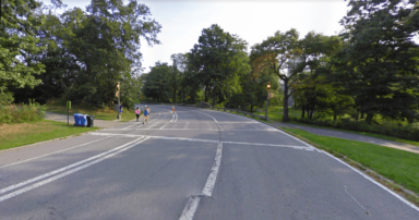 screenshot of Central Park's East Drive