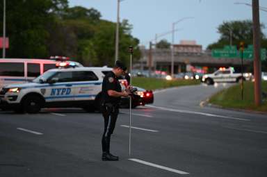 Police respond to Queens crash
