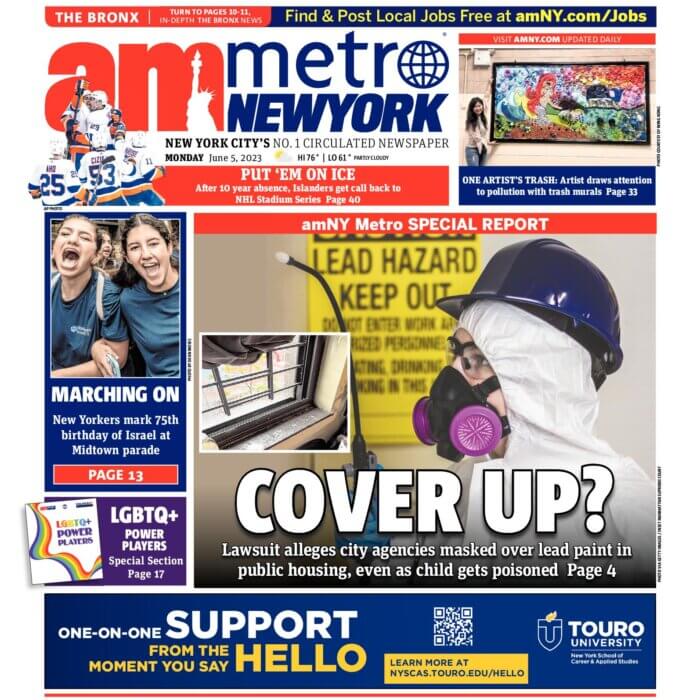Newspaper cover