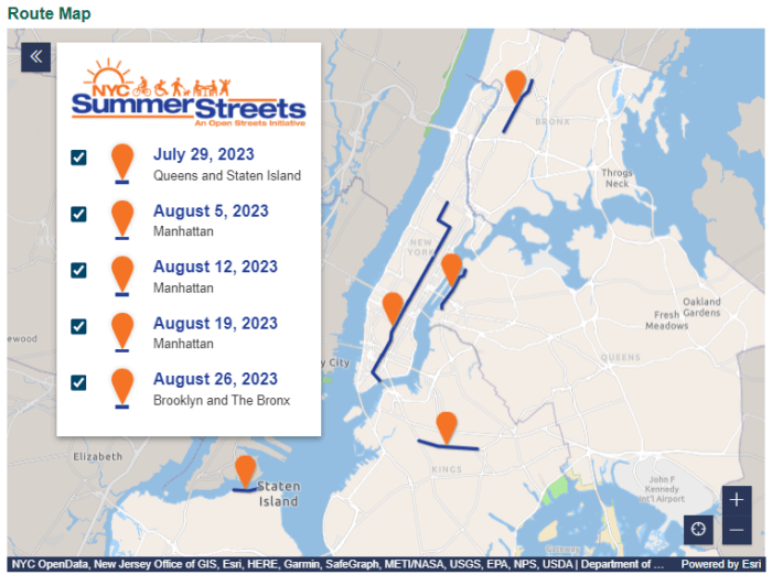 NYC ‘Summer Streets’ initiative will expand to all five boroughs this