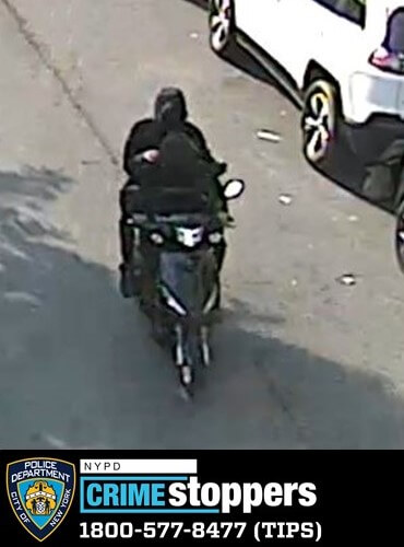 Bronx shooting suspects on scooter