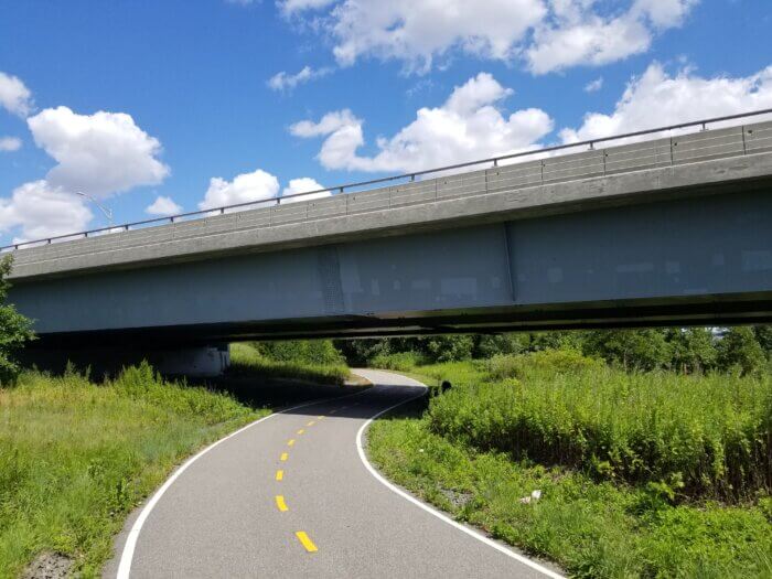 The Belt Parkway over the Jamaica Greenway in Canarsie