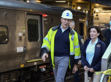 Janno Lieber and Governor Kathy Hochul