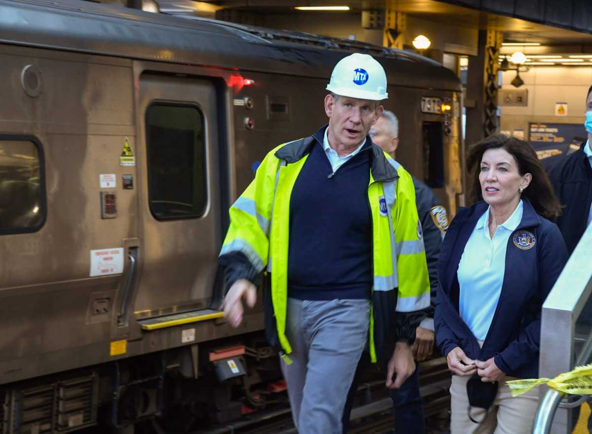 Janno Lieber and Governor Kathy Hochul