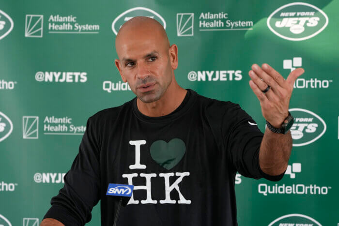 Robert Saleh on Jets 2023 outlook: "I love the mindset of our group" 2 Jets training camp observations