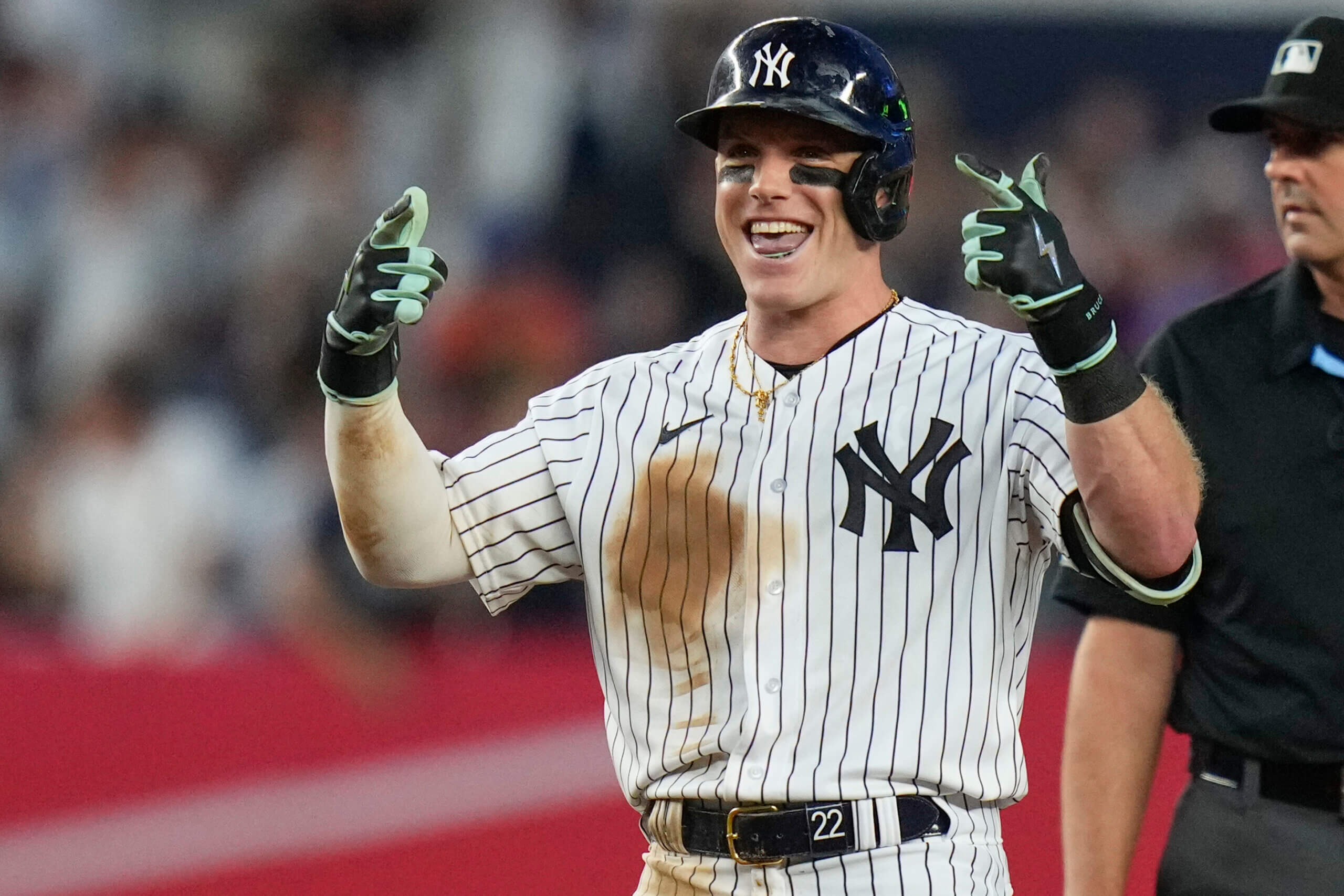 Carlos Rodon posts 1st solid Yankees outing in 3-1 win over Mets 2 Harrison Bader Yankees