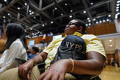 Parents attend orientation for NYPD Summer Youth Police Academy