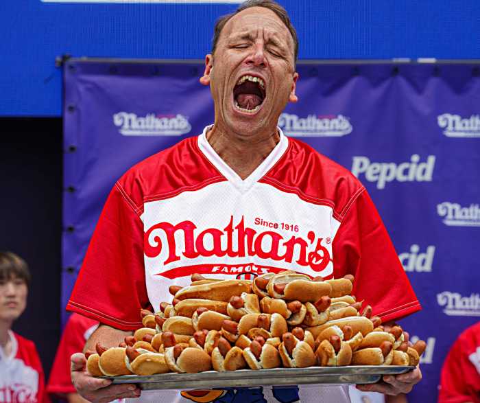 Joey Chestnut, repeat Nathan's Famous Hot Dog Eating Championship winner
