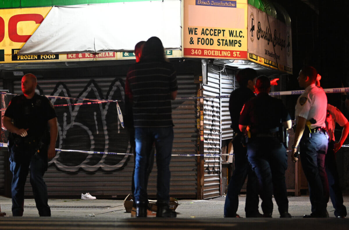 A 36-year-old man was fatally stabbed in the neck at 340 Roebling St. Tuesday night