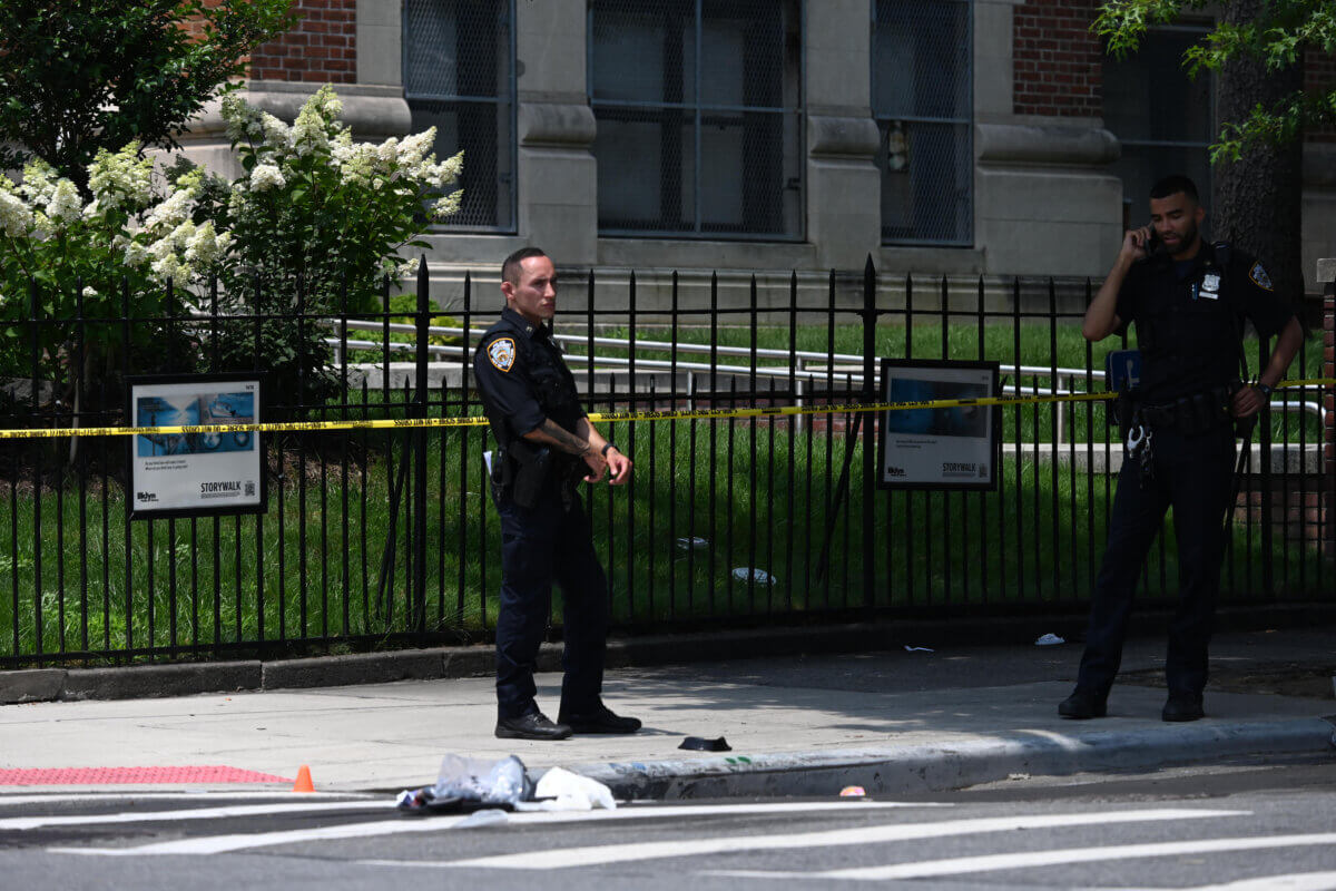 Shooting spree scene in Brooklyn