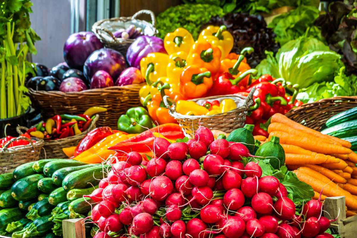 vegetable at a farmers market