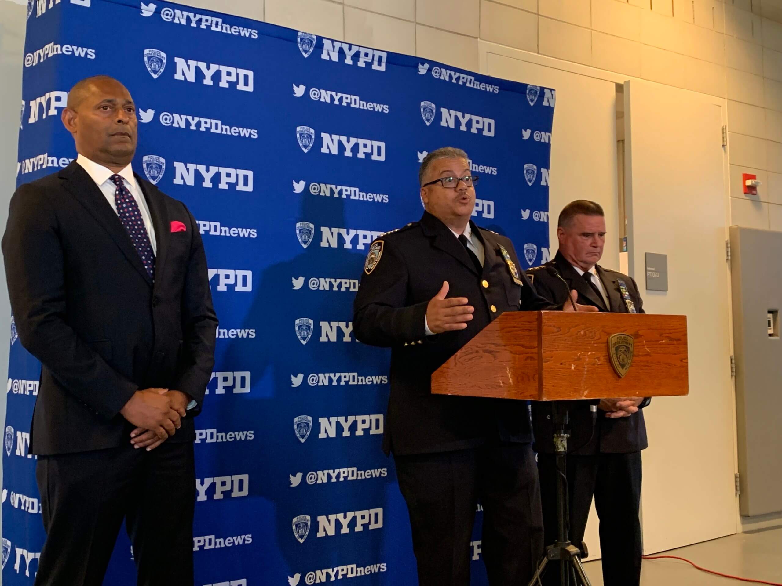 NYPD brass tight-lipped on press access to newly encrypted radio channels 3 NYPD Chief of Information Technology Ruben Beltran during a press conference