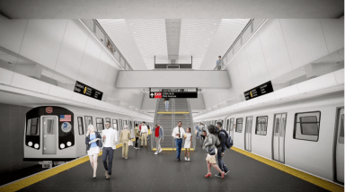 Rendering of Second Avenue Subway Extension