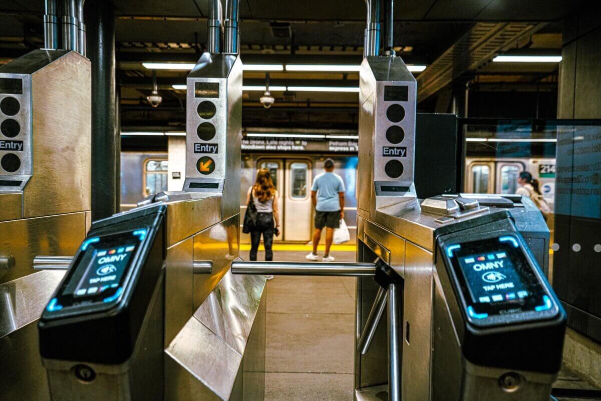 MTA subway turnstiles
