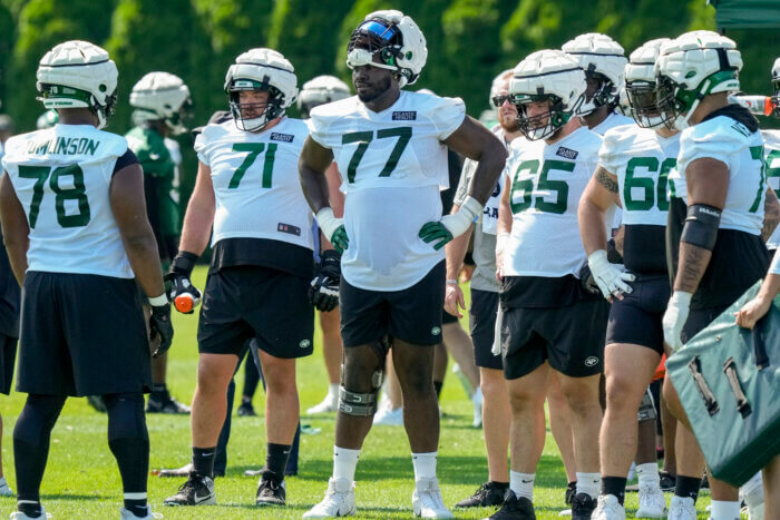 Jets to remove Duane Brown from PUP list, expected to start for 2023 team: REPORT 2 Jets practice updates