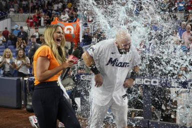 Yankees Marlins Jake Burger
