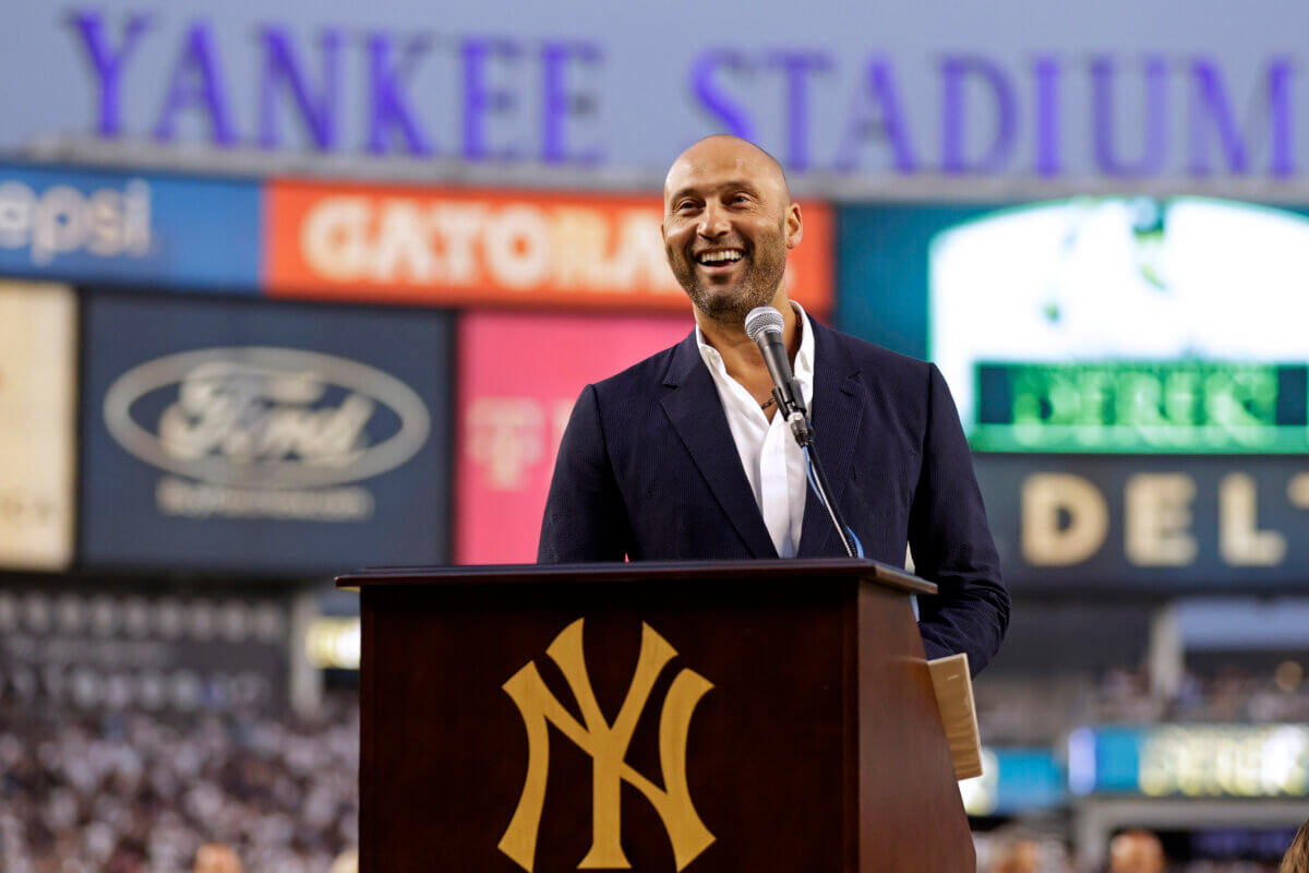Derek Jeter Yankees Old Timers' Day