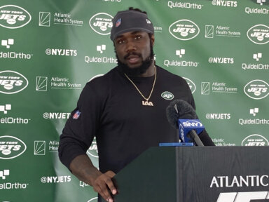 Jets introduce Dalvin Cook to media