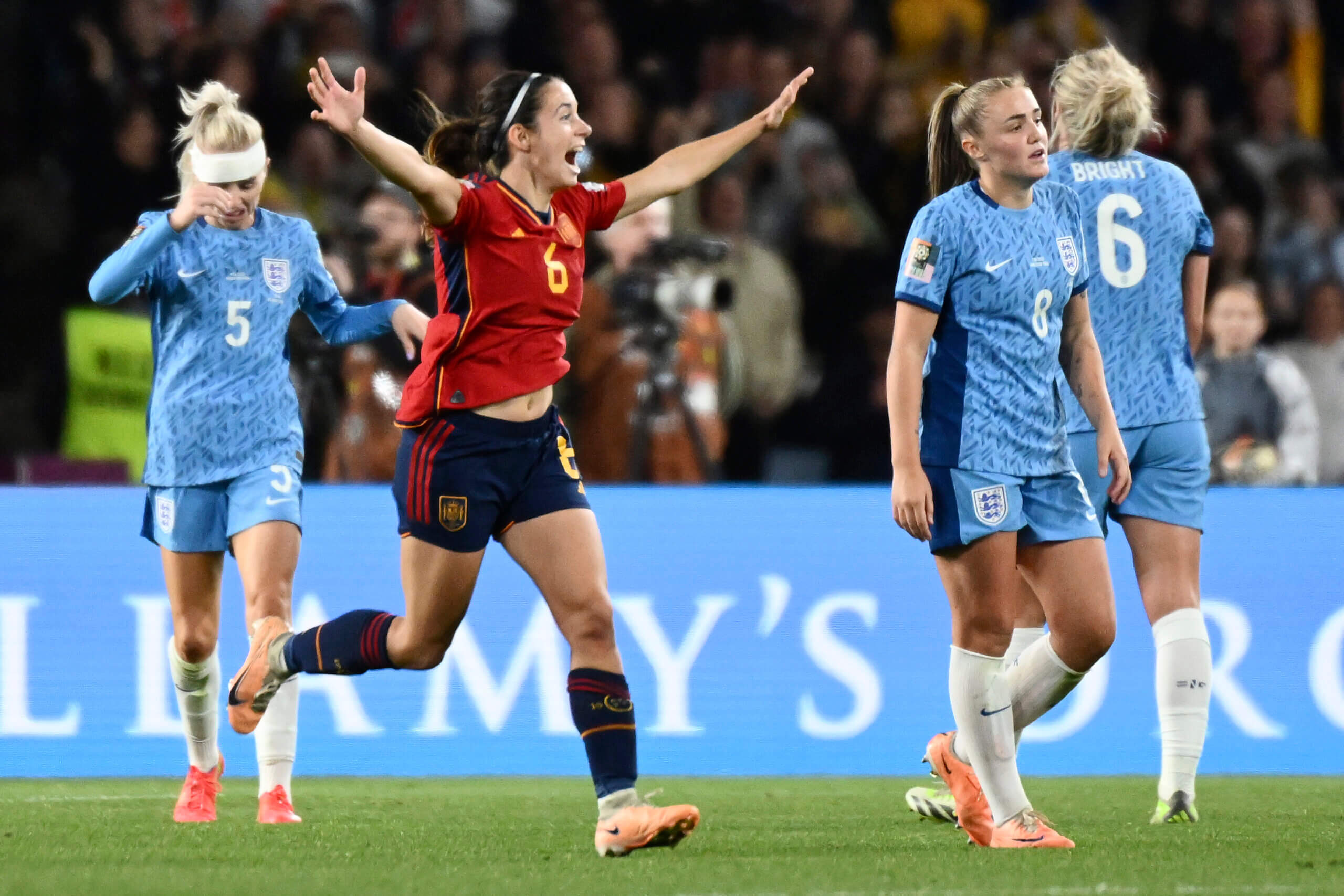 Spain win 1st-ever Women's World Cup crown with 1-0 triumph over England 2