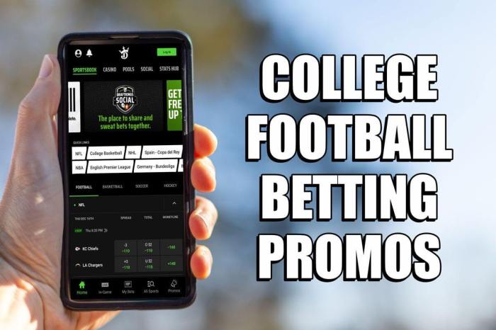 college football betting promos