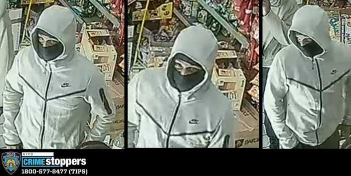 The suspect who shot and killed a man in Harlem during a robbery attempt on Sept. 20, 2023.