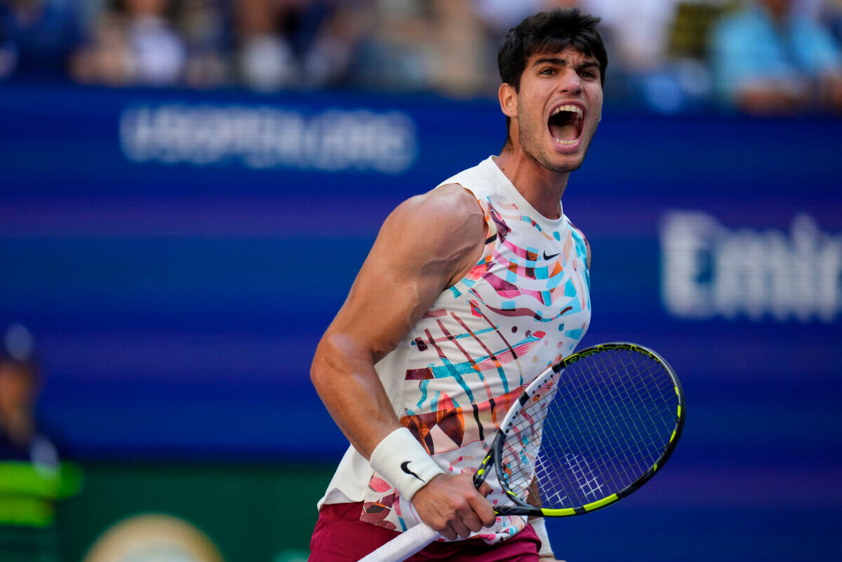 Carlos Alcaraz wins match at US Open