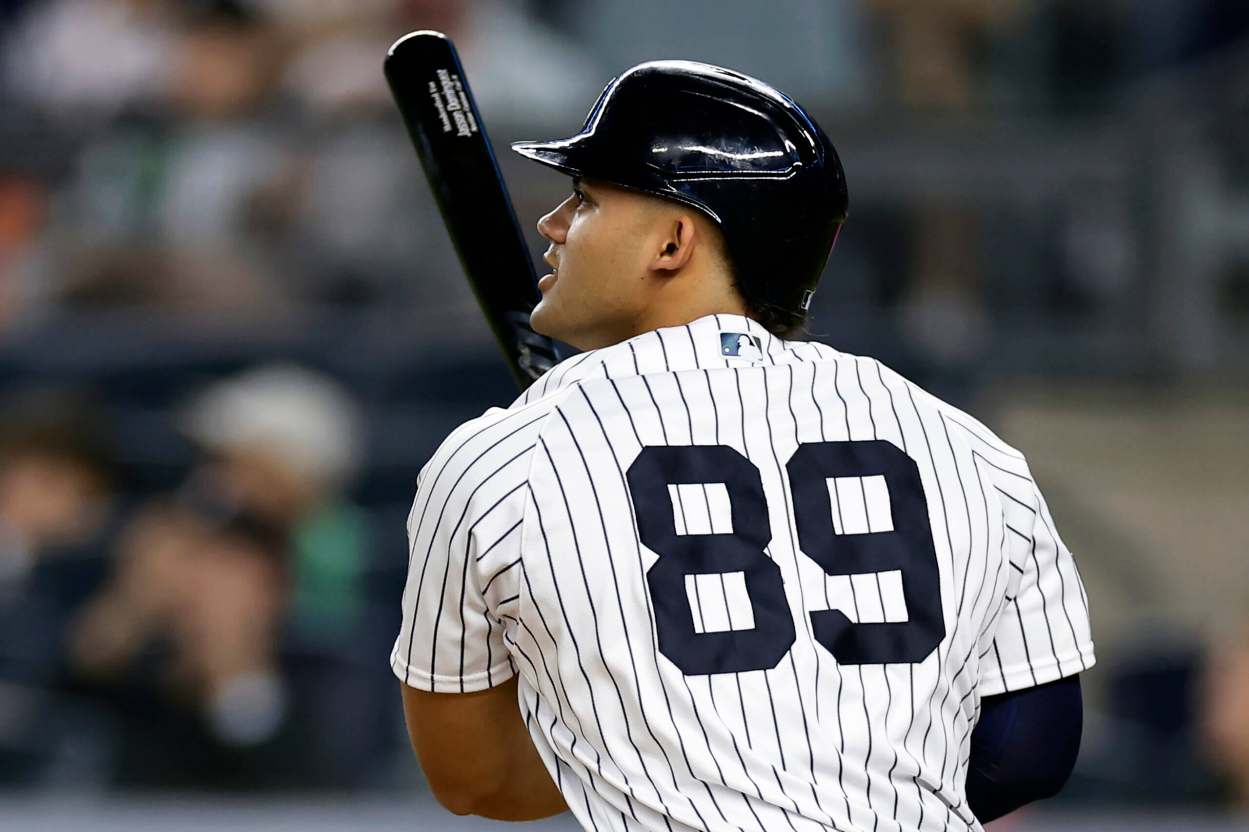 Jasson Dominguez latest: Yankees star youngster eyeing rehab games 'within the week' 2 Jasson Dominguez Yankees