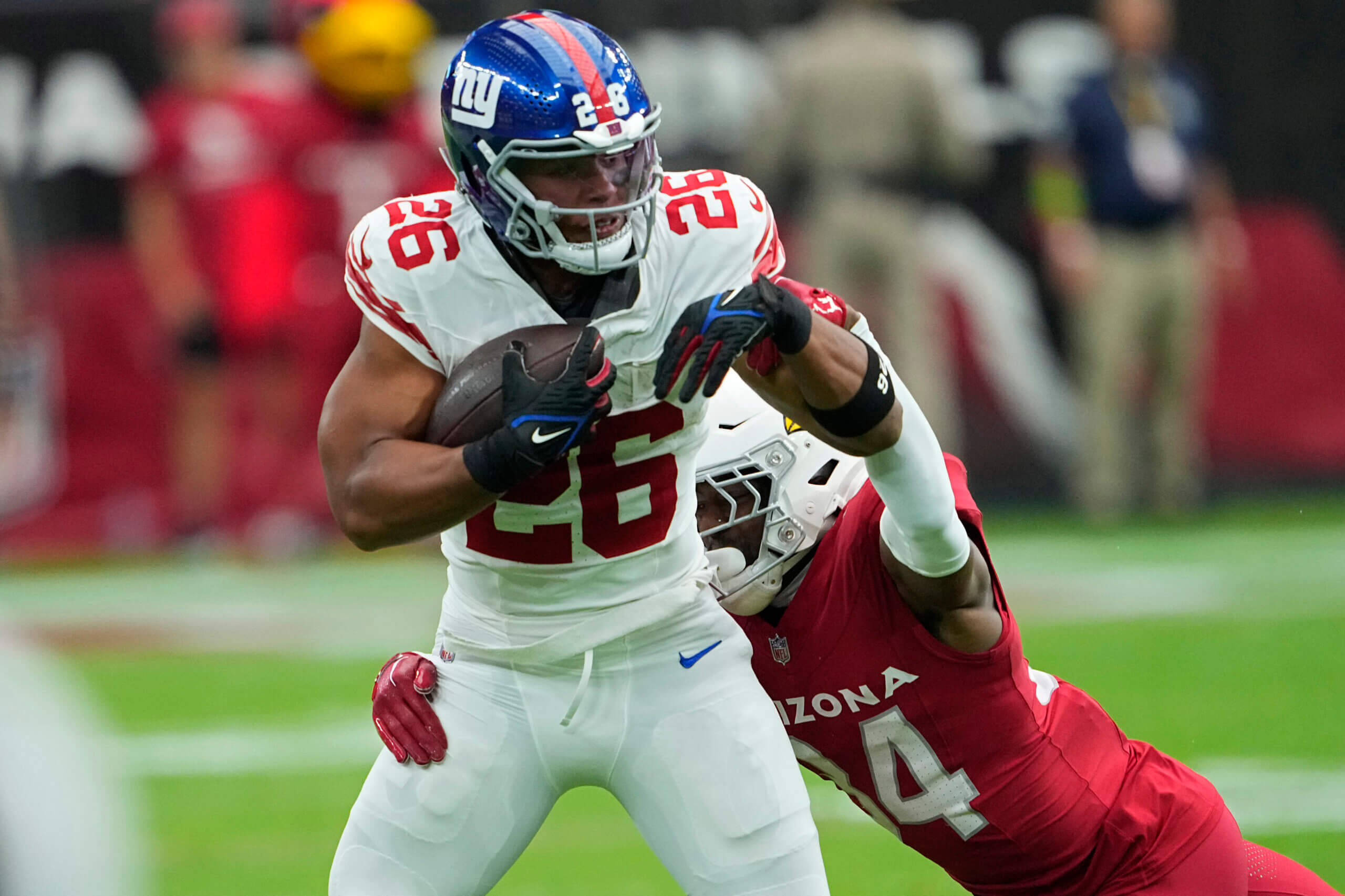 Giants' 5 takeaways from historic comeback win over Cardinals 4 Saquon Barkley injury Giants
