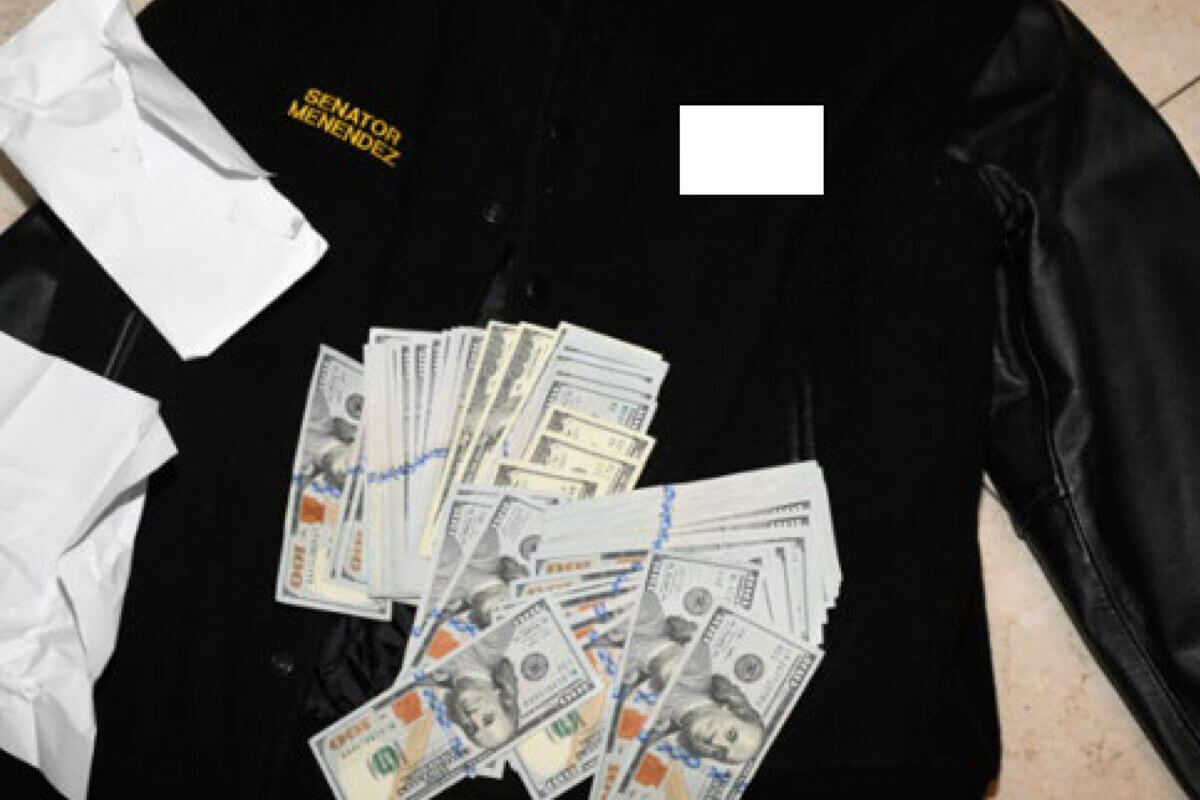 Cash seized from home of Bob Menendez