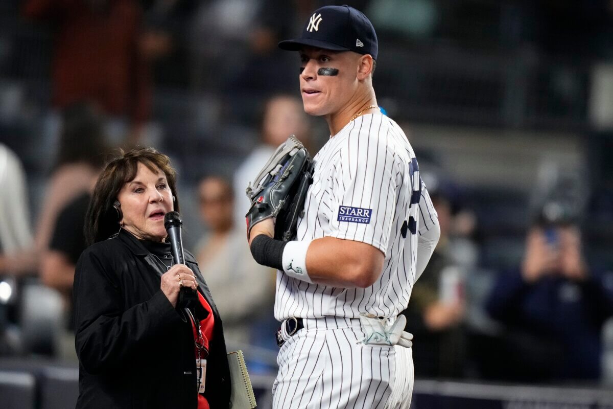 Suzyn Waldman and Aaron Judge interview on AM radio