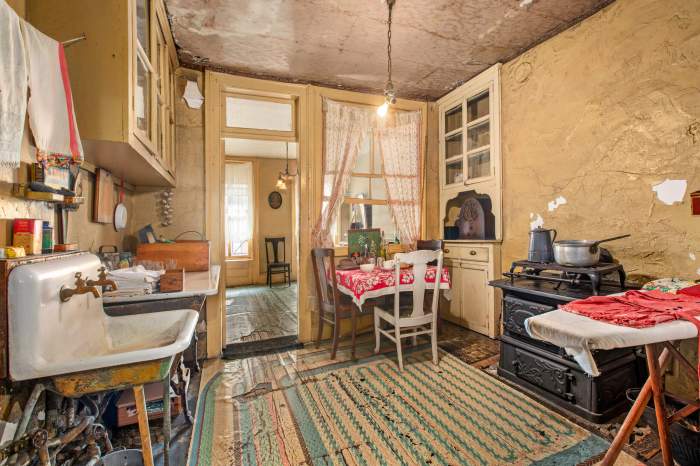 Tenement Museum kitchen on the Lower East Side