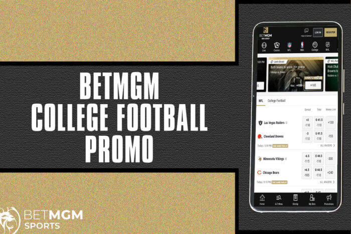 BetMGM college football promo