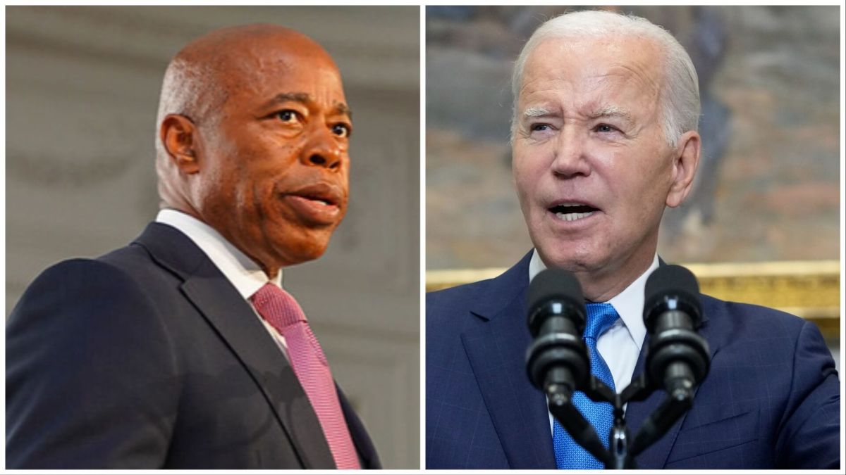Mayor Eric Adams and President Joe Biden