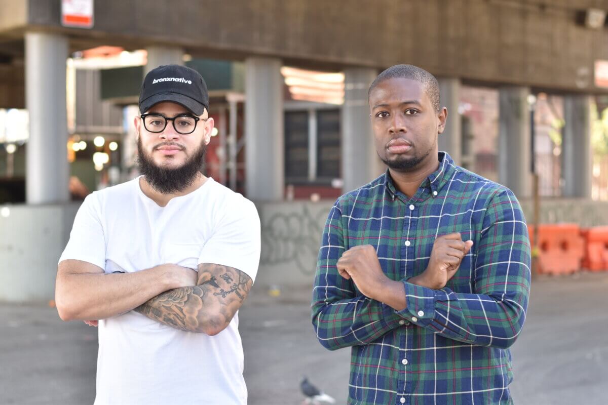 Jason Acosta (l) and Kevin Brooks (r) of Live From The Bronx are hosting the second annual Bronx Summit.