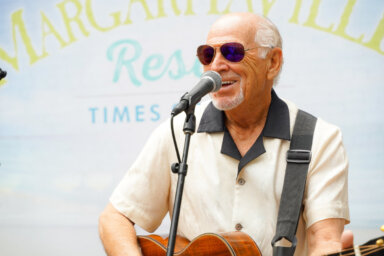 Margaritaville Resort Times Square Preview Event and Surprise Performance by Jimmy Buffett