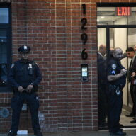 Police at Brooklyn crime scene