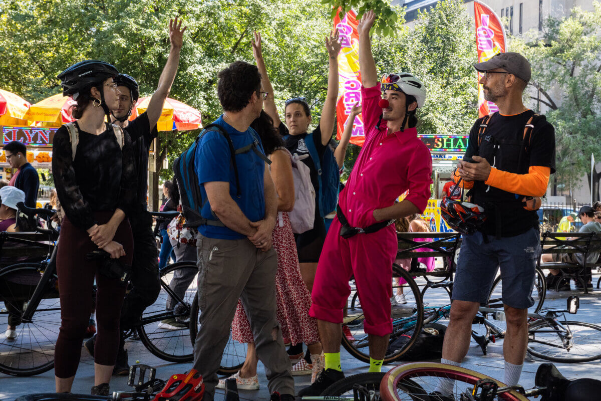 A 'wheelie' fun event: NYC Unicycle Festival spins its way from City Hall to Coney Island 13