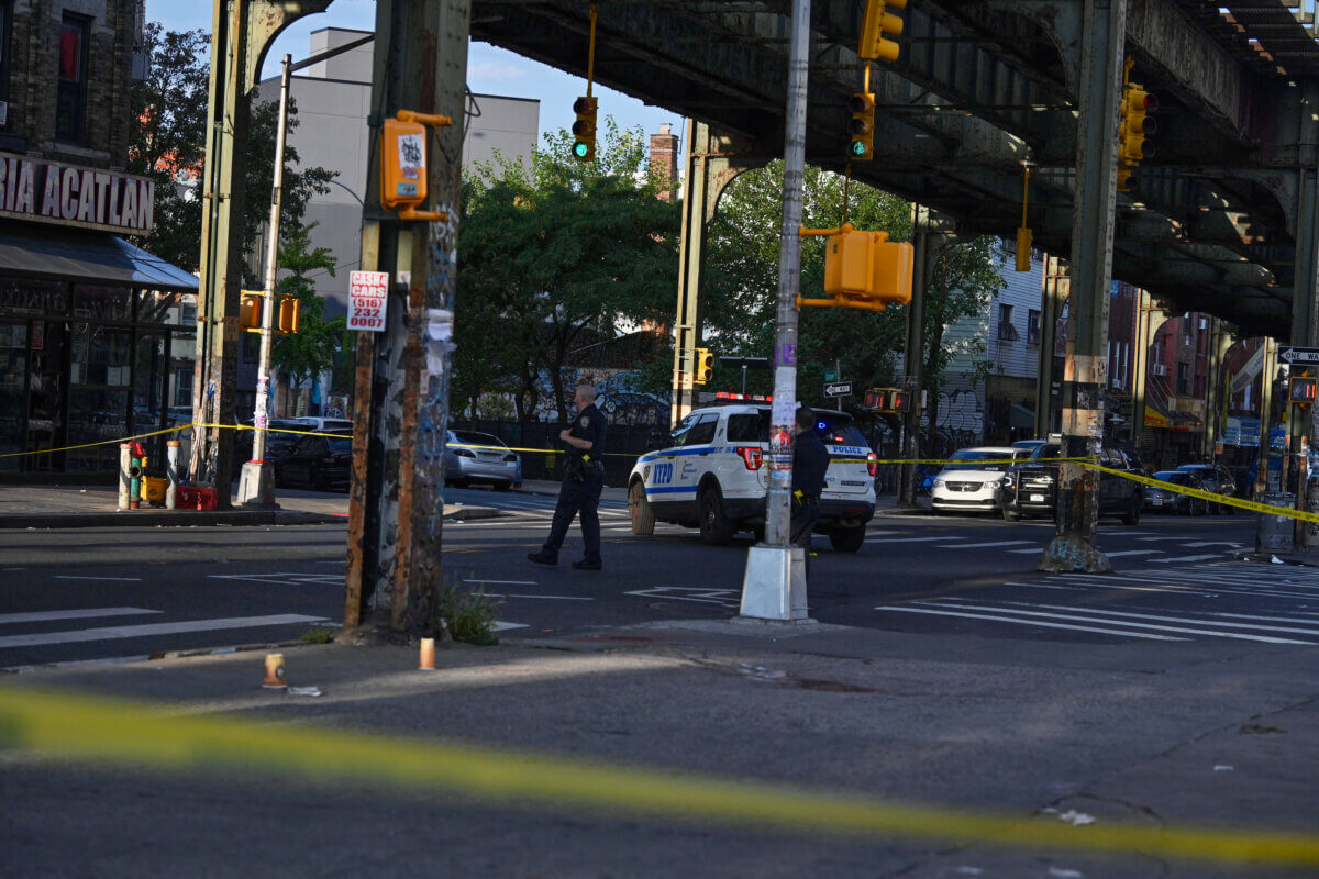 Police at scene of deadly Brooklyn shooting
