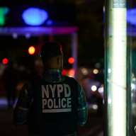 Crime scene in Queens