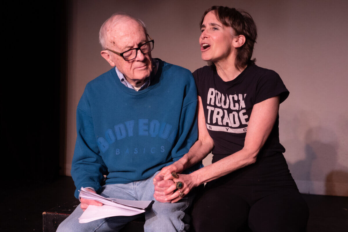 Dr. Howard Mase (l) and Marla Mase (r) performing "Being Somebody."