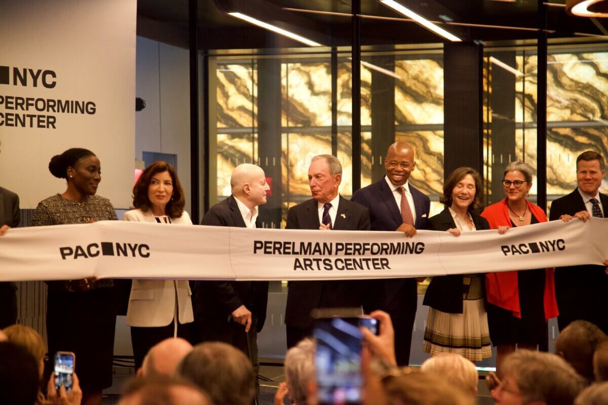 Perelman PAC grand opening ribbon cutting