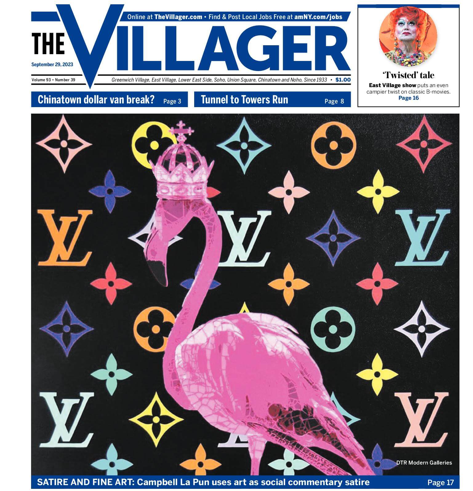 LV Flamingo - Scores Painting by Campbell La Pun