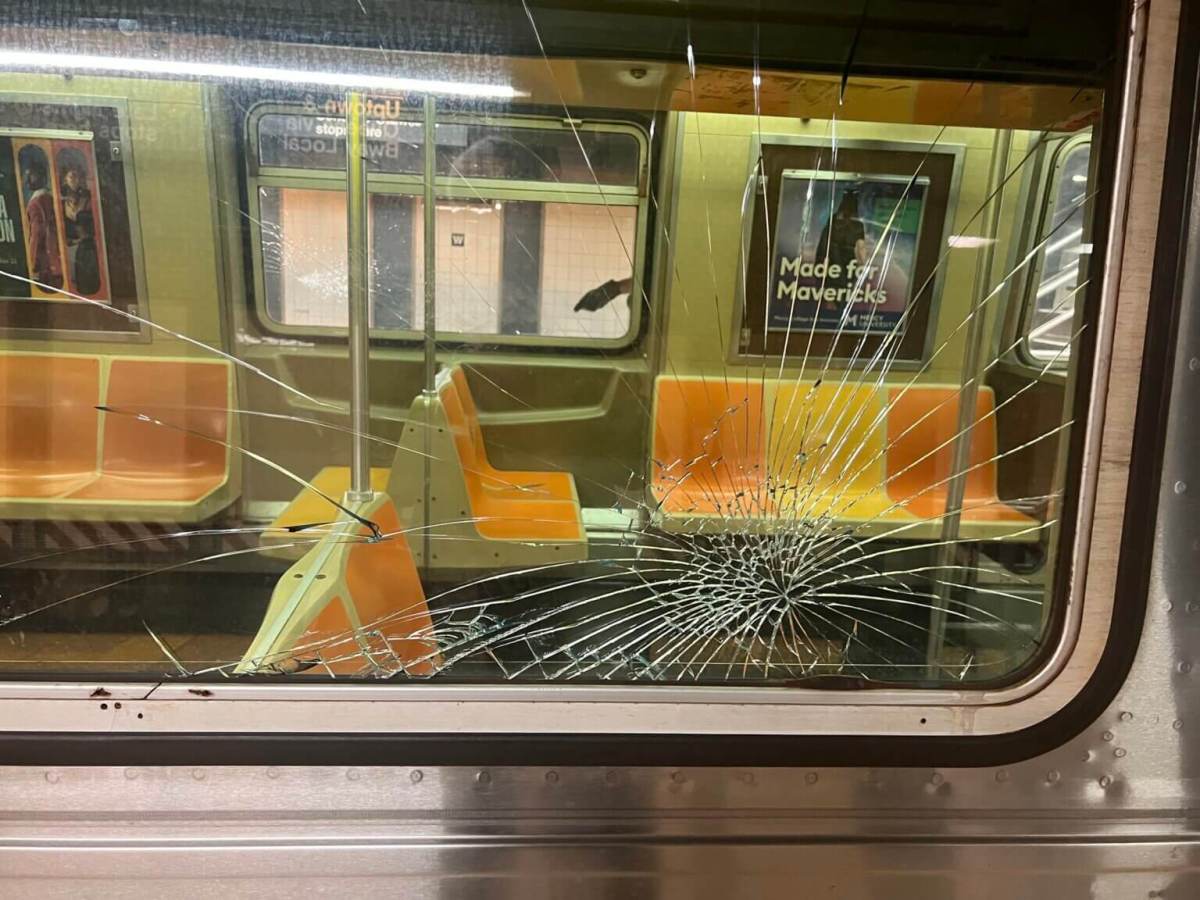 Police have arrested a 14-year-old boy in connection to a spree of vandalism against subway windows last month.