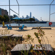 The 5.5-acre public beach is the first of its kind in Manhattan.