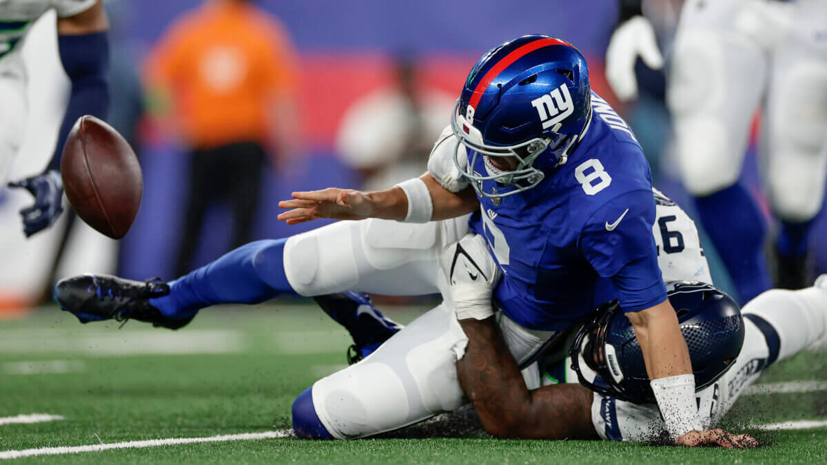 Giants Seahawks Daniel Jones